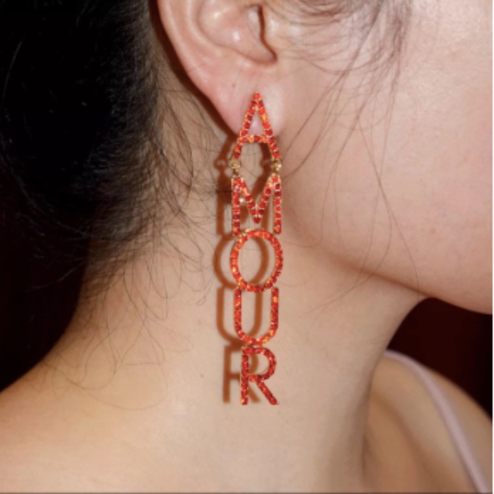 AMOUR drop earrings NEW